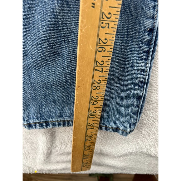 VTG Levis 501 Jeans Mens Sz 36x34 Medium Wash Button Fly Straight Leg 90s - Picture 6 of 14